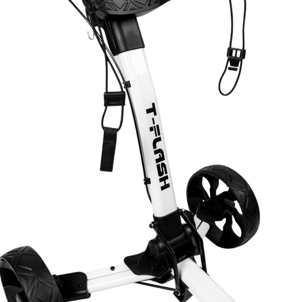Axglo TriLite T-Flash carbon decor manual trolley, white/black