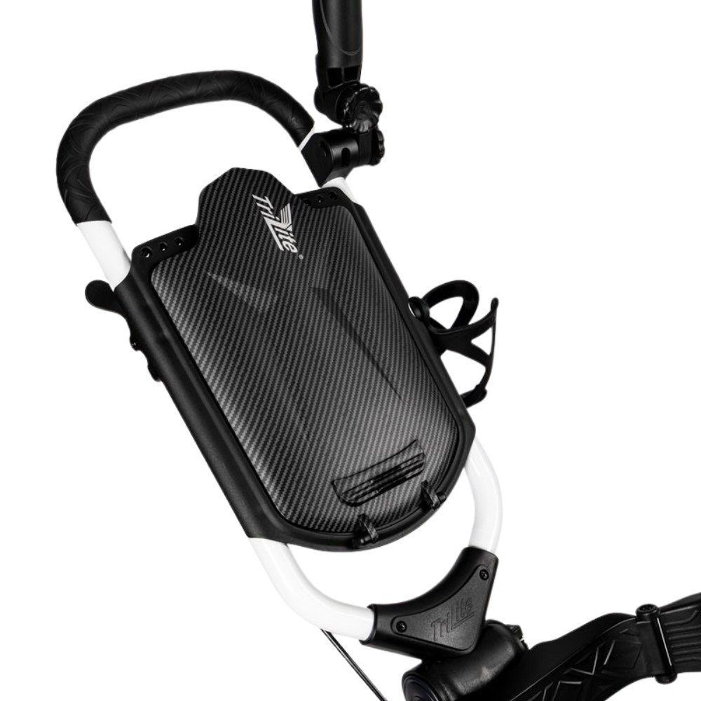 Axglo TriLite T-Flash carbon decor manual trolley, white/black