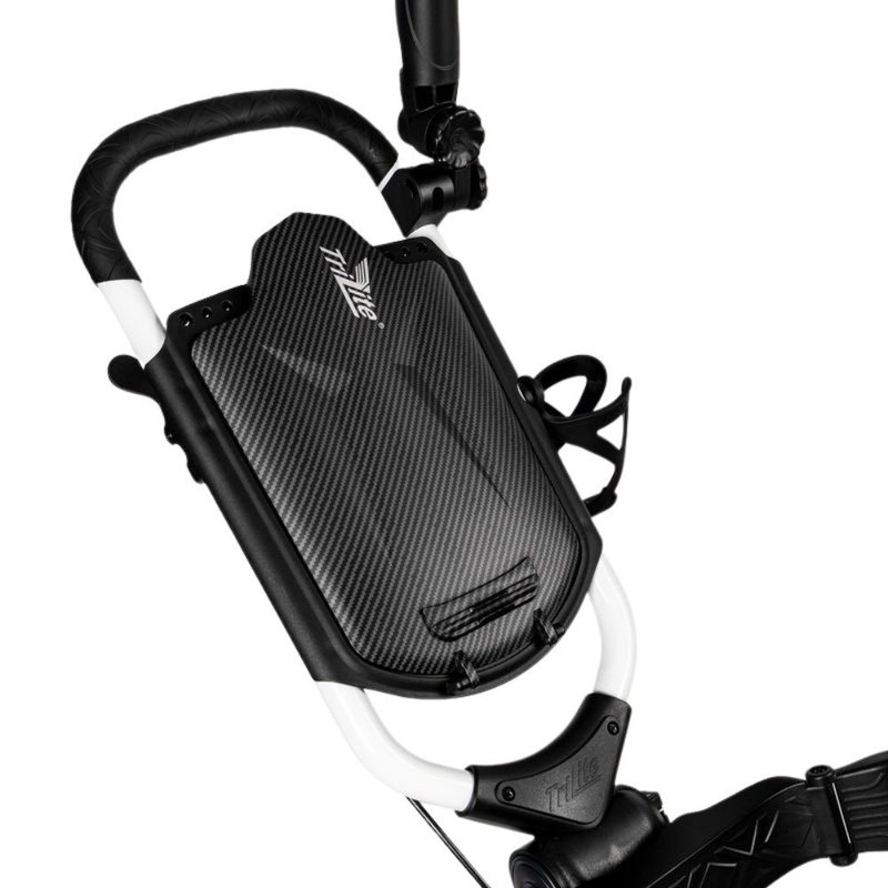 Axglo TriLite T-Flash carbon decor manual trolley, white/black
