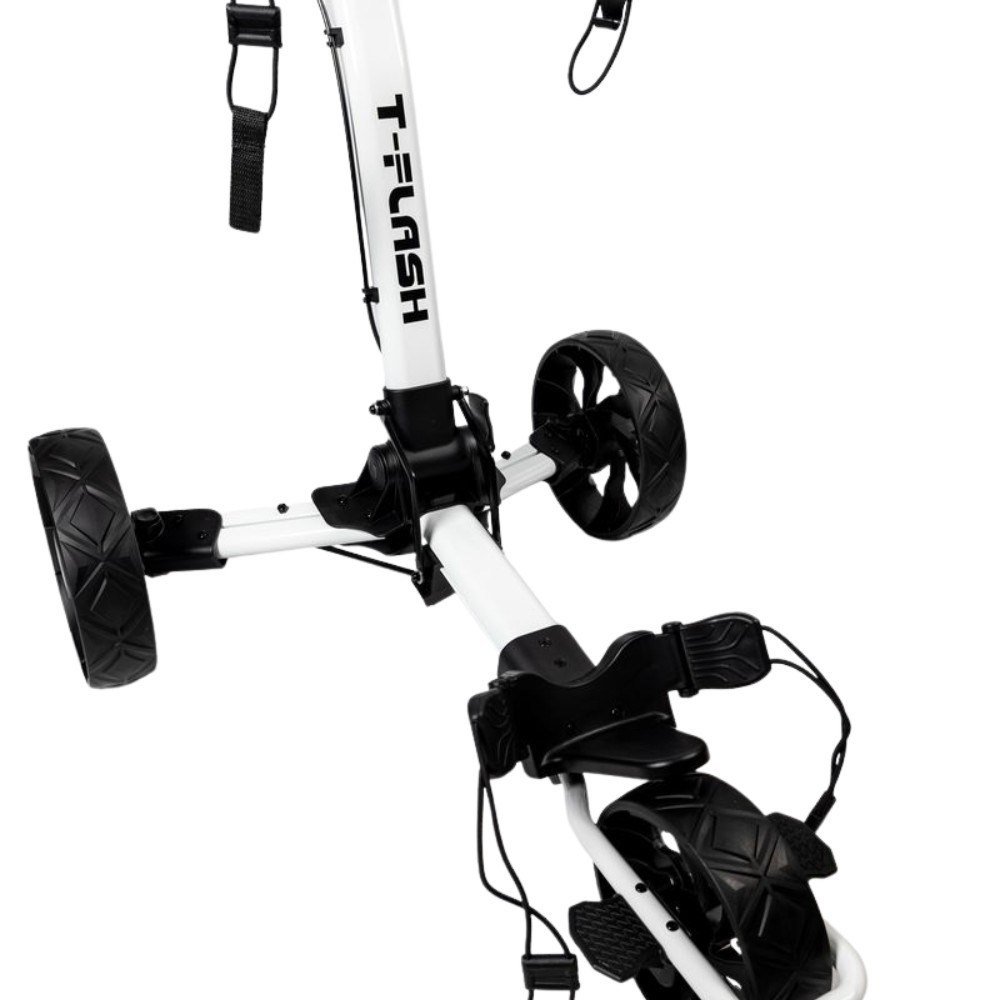 Axglo TriLite T-Flash carbon decor manual trolley, white/black