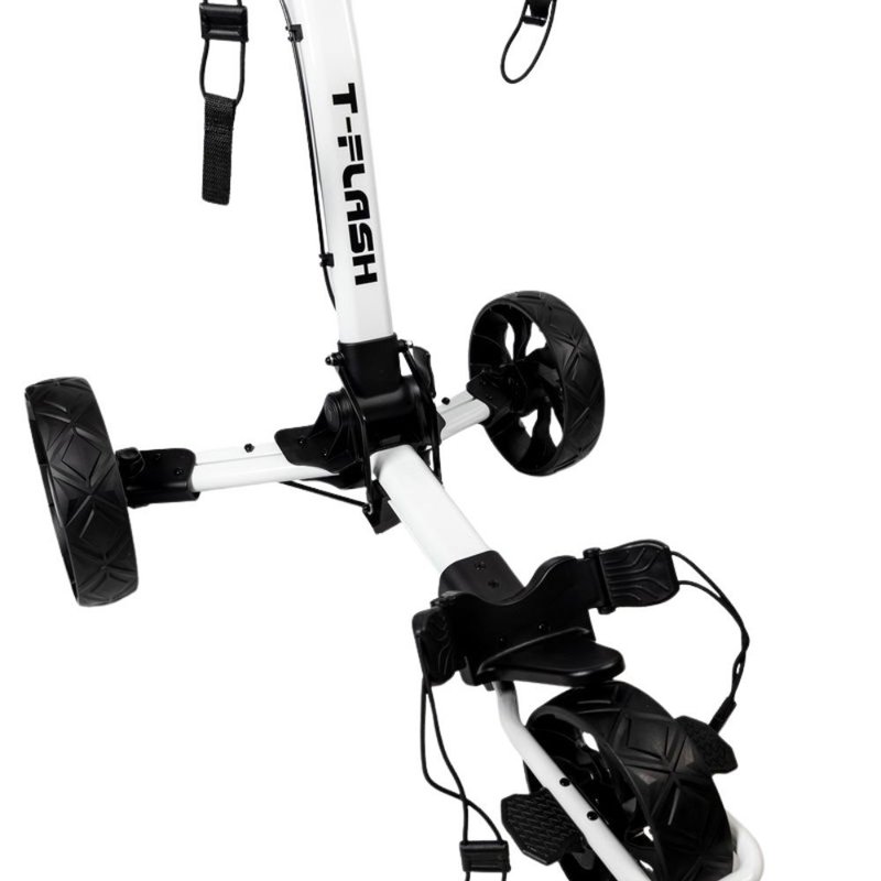 Axglo TriLite T-Flash carbon decor manual trolley, white/black
