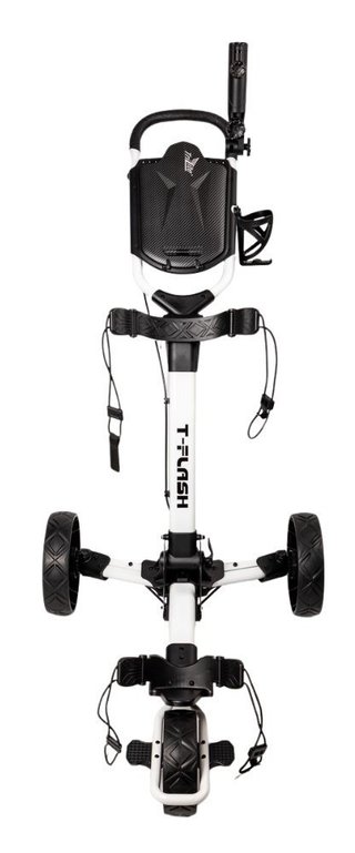 Axglo TriLite T-Flash carbon decor manual trolley, white/black