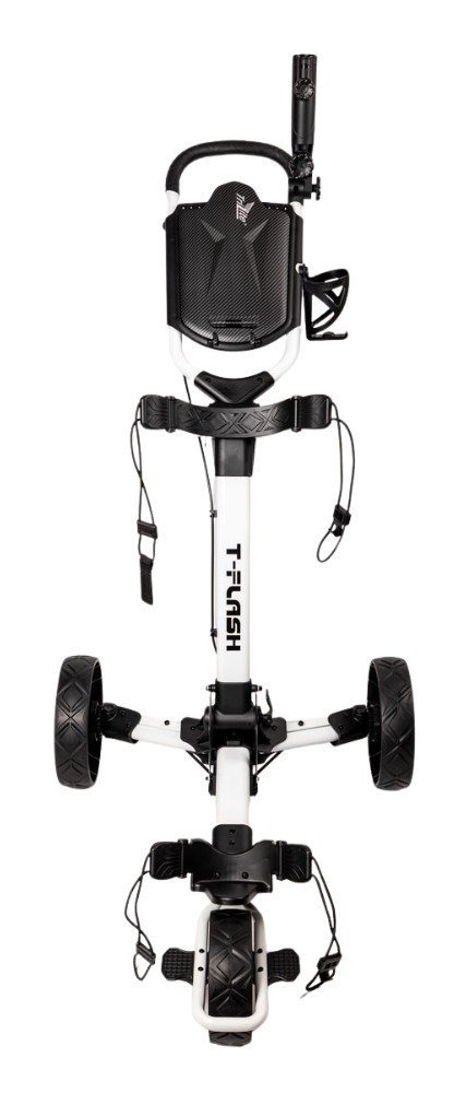 Axglo TriLite T-Flash carbon decor manual trolley, white/black