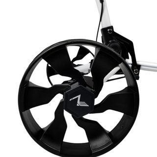 Axglo TriLite T-Flash carbon decor manual trolley, white/black
