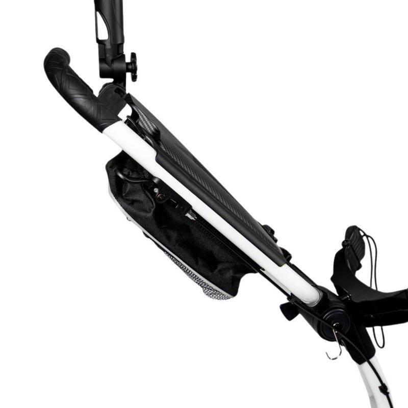 Axglo TriLite T-Flash carbon decor manual trolley, white/black