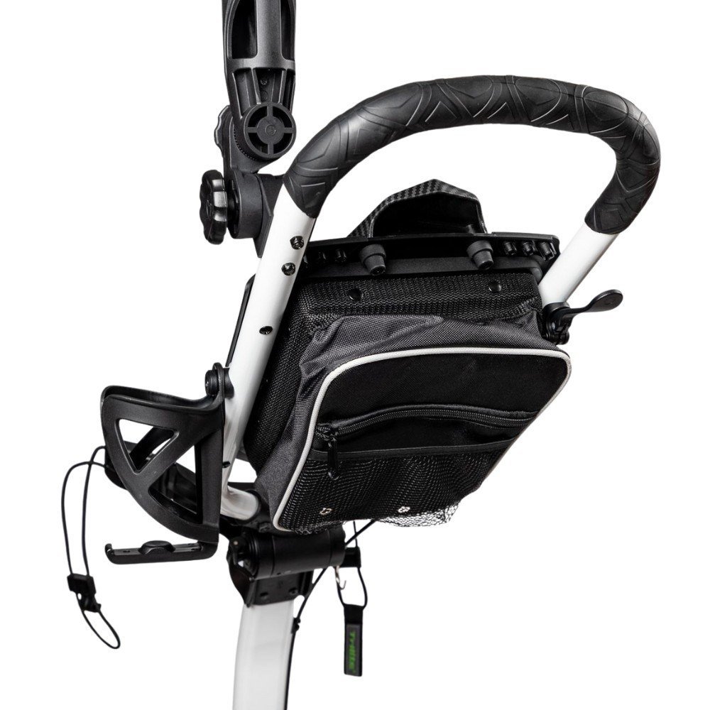 Axglo TriLite T-Flash carbon decor manual trolley, white/black