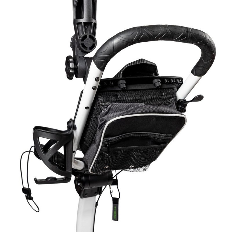 Axglo TriLite T-Flash carbon decor manual trolley, white/black