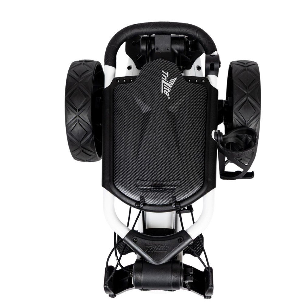 Axglo TriLite T-Flash carbon decor manual trolley, white/black