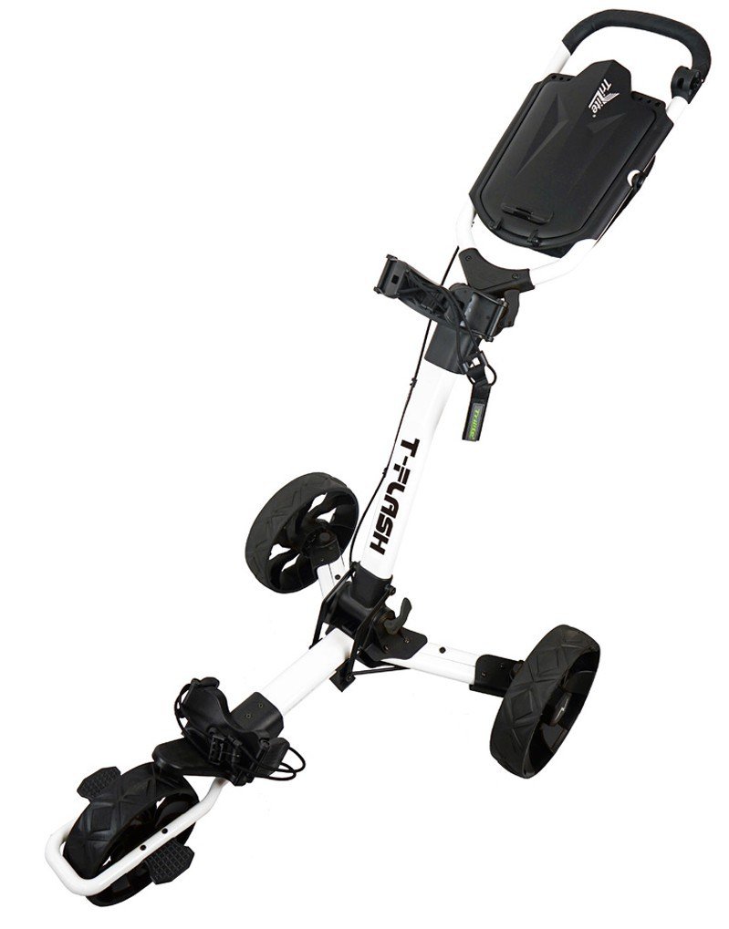 Axglo TriLite T-Flash manual trolley, white/black
