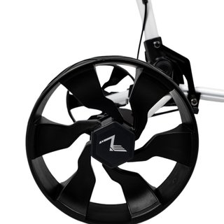 Axglo TriLite T-Flash manual trolley, white/black