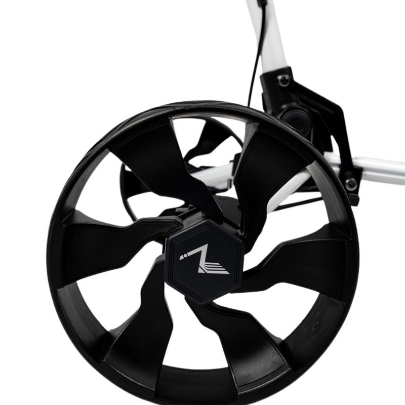 Axglo TriLite T-Flash manual trolley, white/black