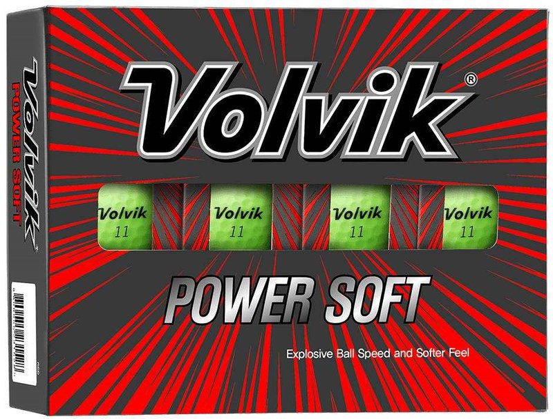 Volvik POWER Soft golf balls, green