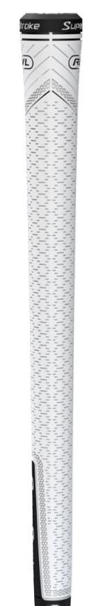Superstroke REVL Player Club grip, white/black, undersize