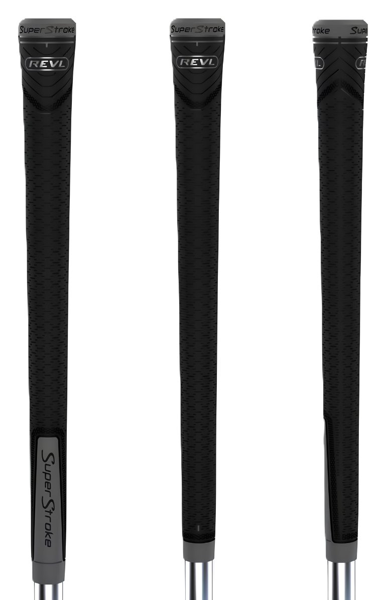 Super Stroke Superstroke REVL Player Club Grip, Black/Grey, Standard