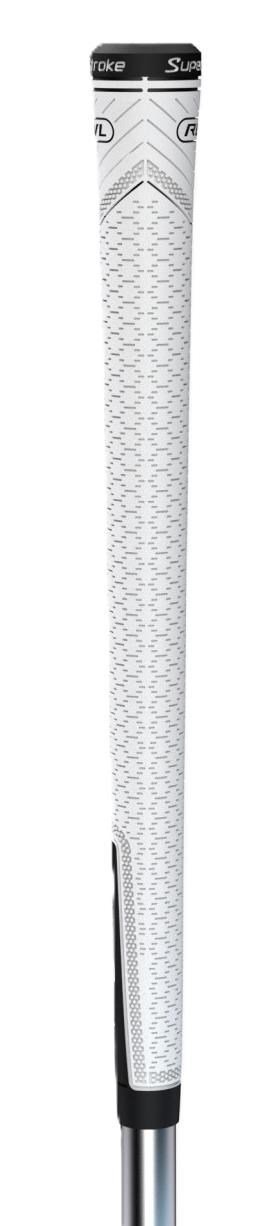 Super Stroke Superstroke REVL Player Club Grip, White/Black, Standard