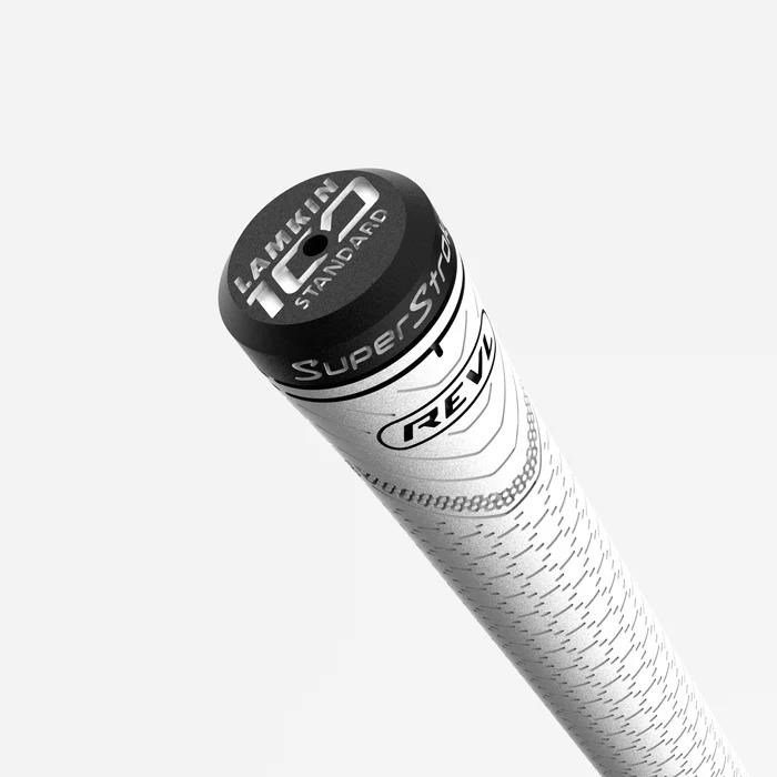 Super Stroke Superstroke REVL Player Club Grip, White/Black, Standard