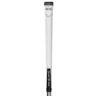 Super Stroke Superstroke REVL Player Club Grip, White/Black, Standard