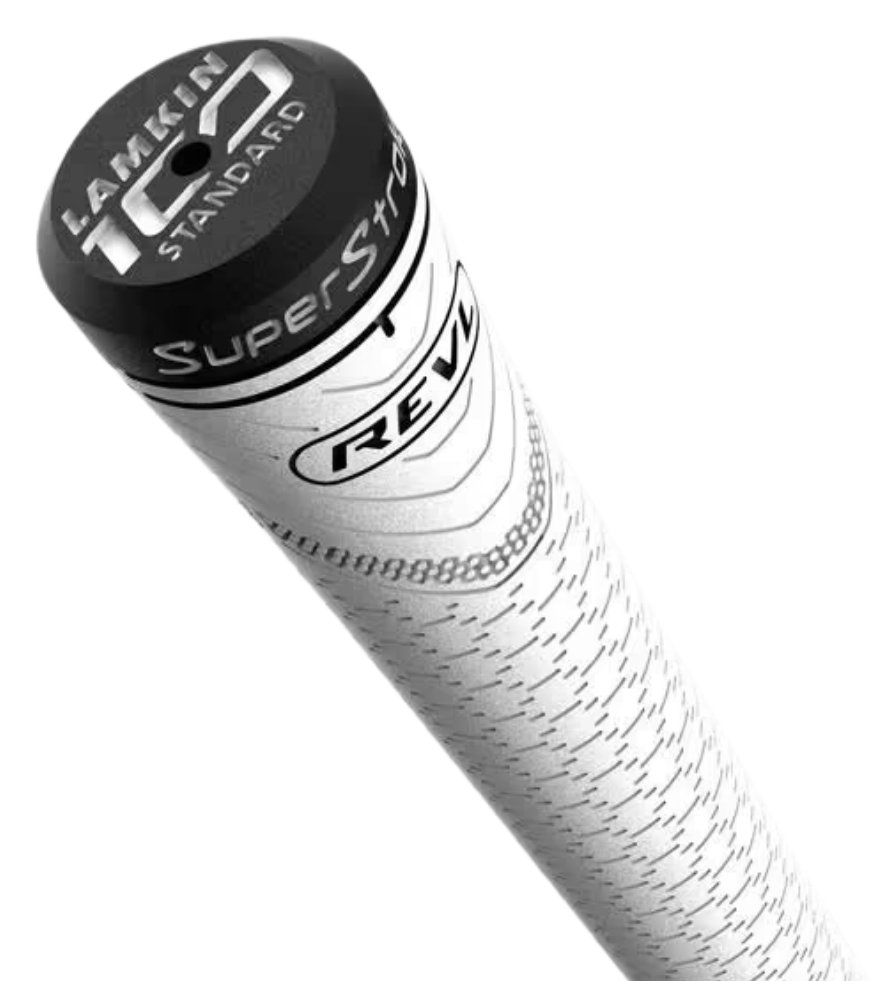 Super Stroke Superstroke REVL Player Club Grip, White/Black, Standard