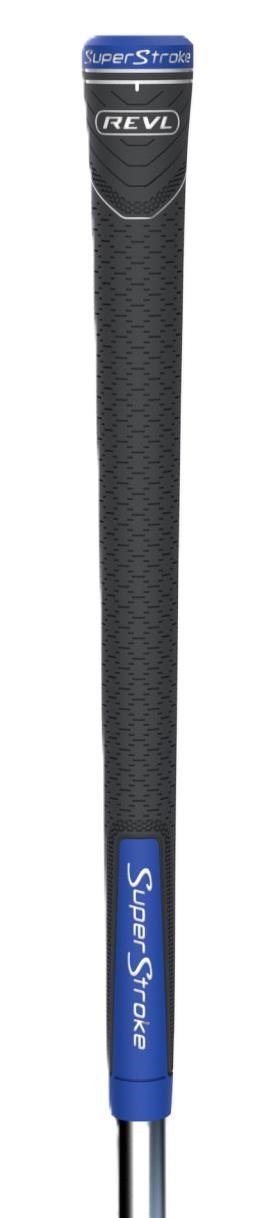 Super Stroke Superstroke REVL Player Club Grip, Grey/Blue, Standard