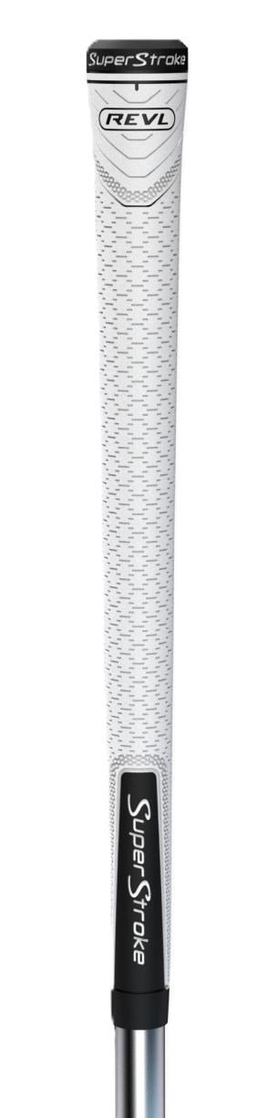 Super Stroke Superstroke REVL Player Club Grip, White/Black, Midsize
