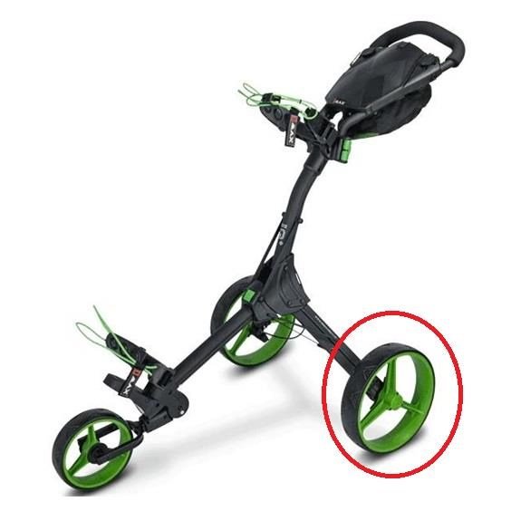 Big Max Spare Part Rear Wheel (1PC) cart accessory, green/black