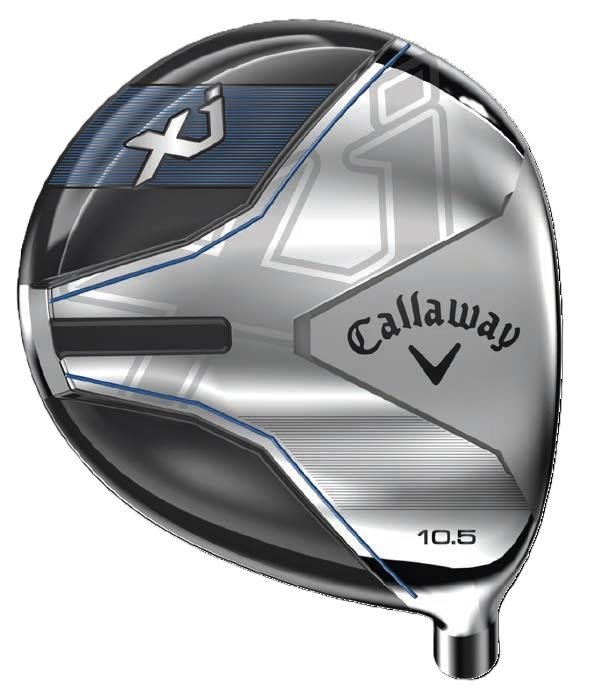 Callaway XJ-1 5PC junior golf set, graphite, + stand bag, blue/white