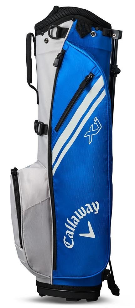 Callaway XJ-1 5PC junior golf set, graphite, + stand bag, blue/white