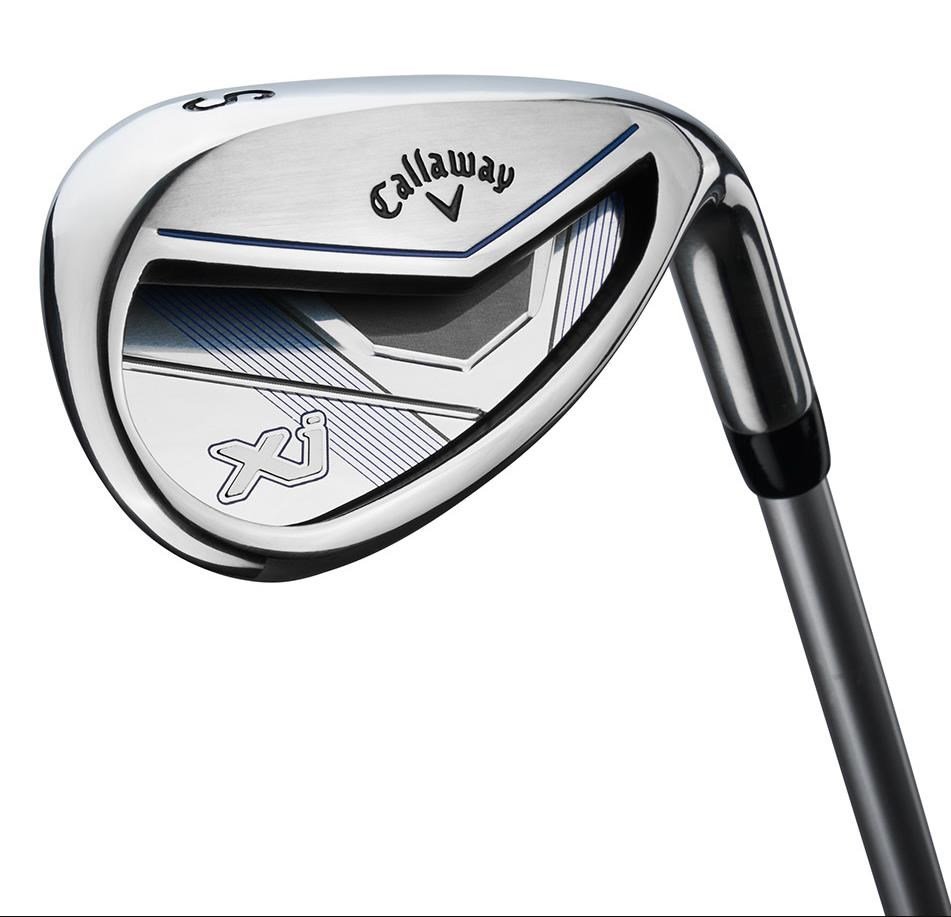 Callaway XJ-1 5PC junior golf set, graphite, + stand bag, blue/white