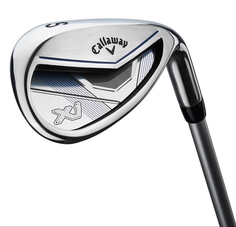 Callaway XJ-1 5PC junior golf set, graphite, + stand bag, blue/white