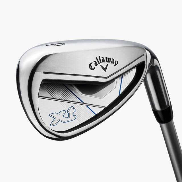Callaway XT 26 11PC junior golf set, graphite, + stand bag, blue/white