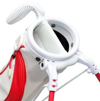 Sunday Golf Loma pencil bag, red/off white