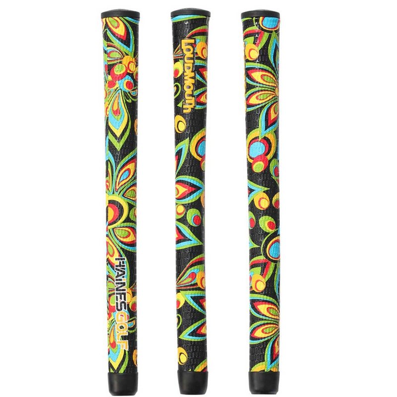 Loudmouth Swing Black Shagadelic Golf Grip, Standard