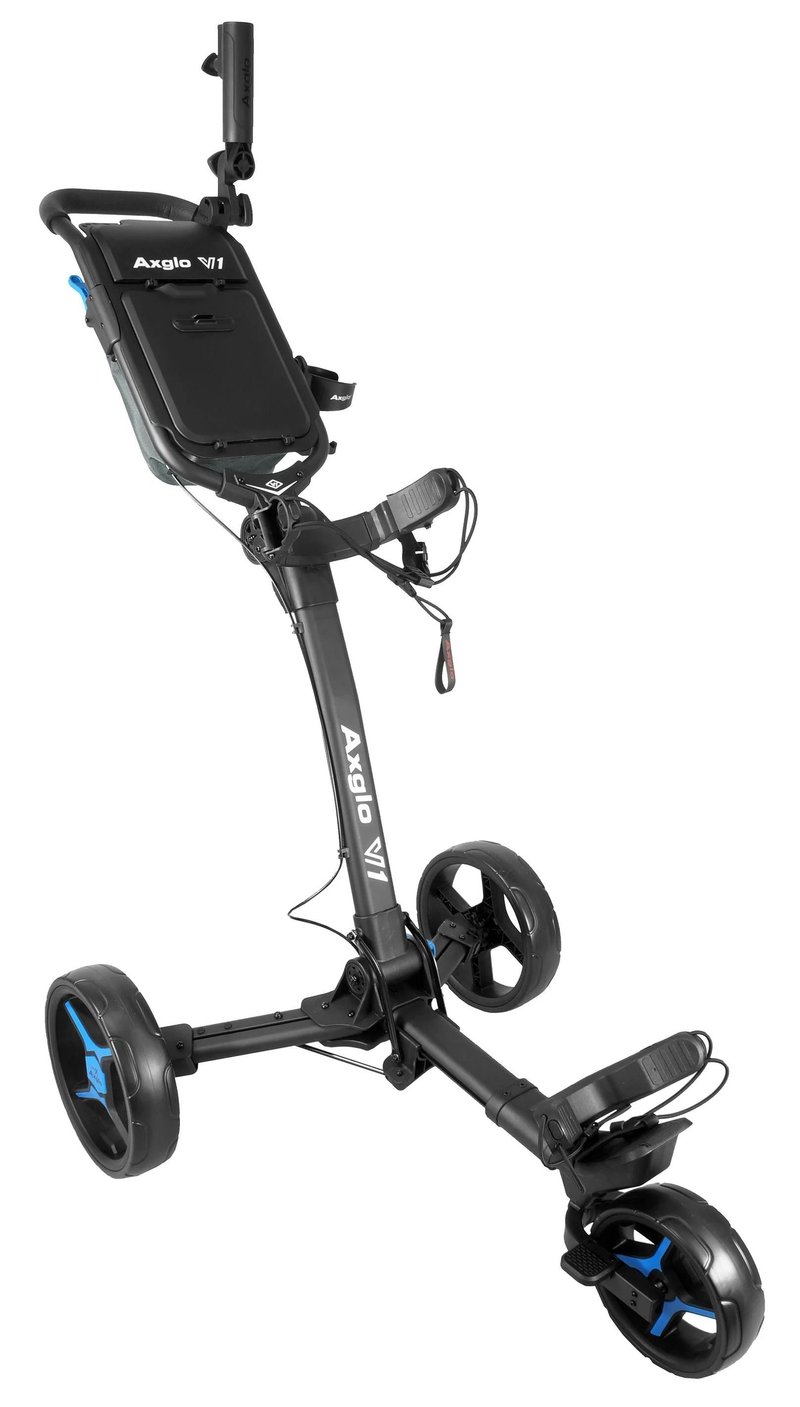 Axglo V1 manual trolley, black/blue