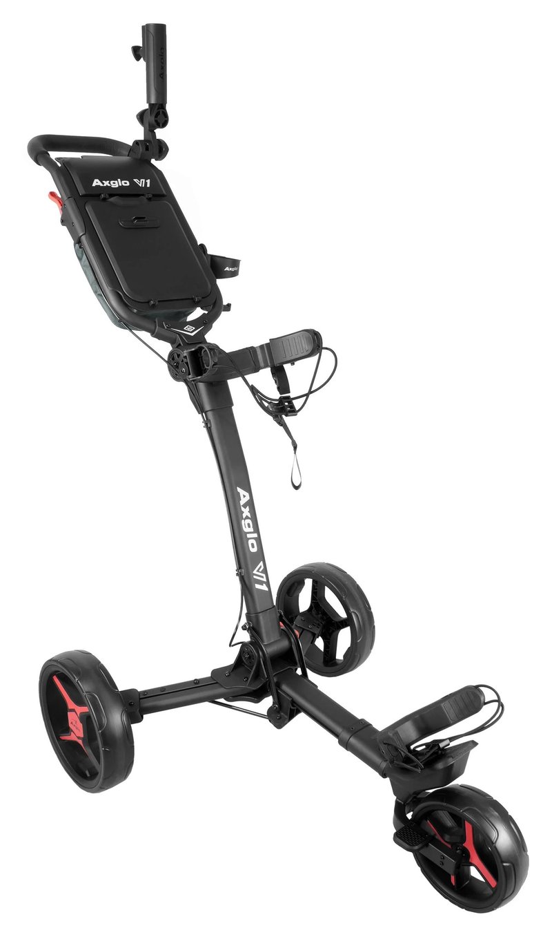 Axglo V1 manual trolley, black/red