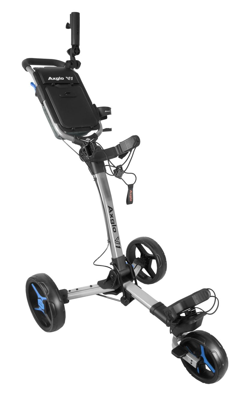 Axglo V1 manual trolley, silver/blue