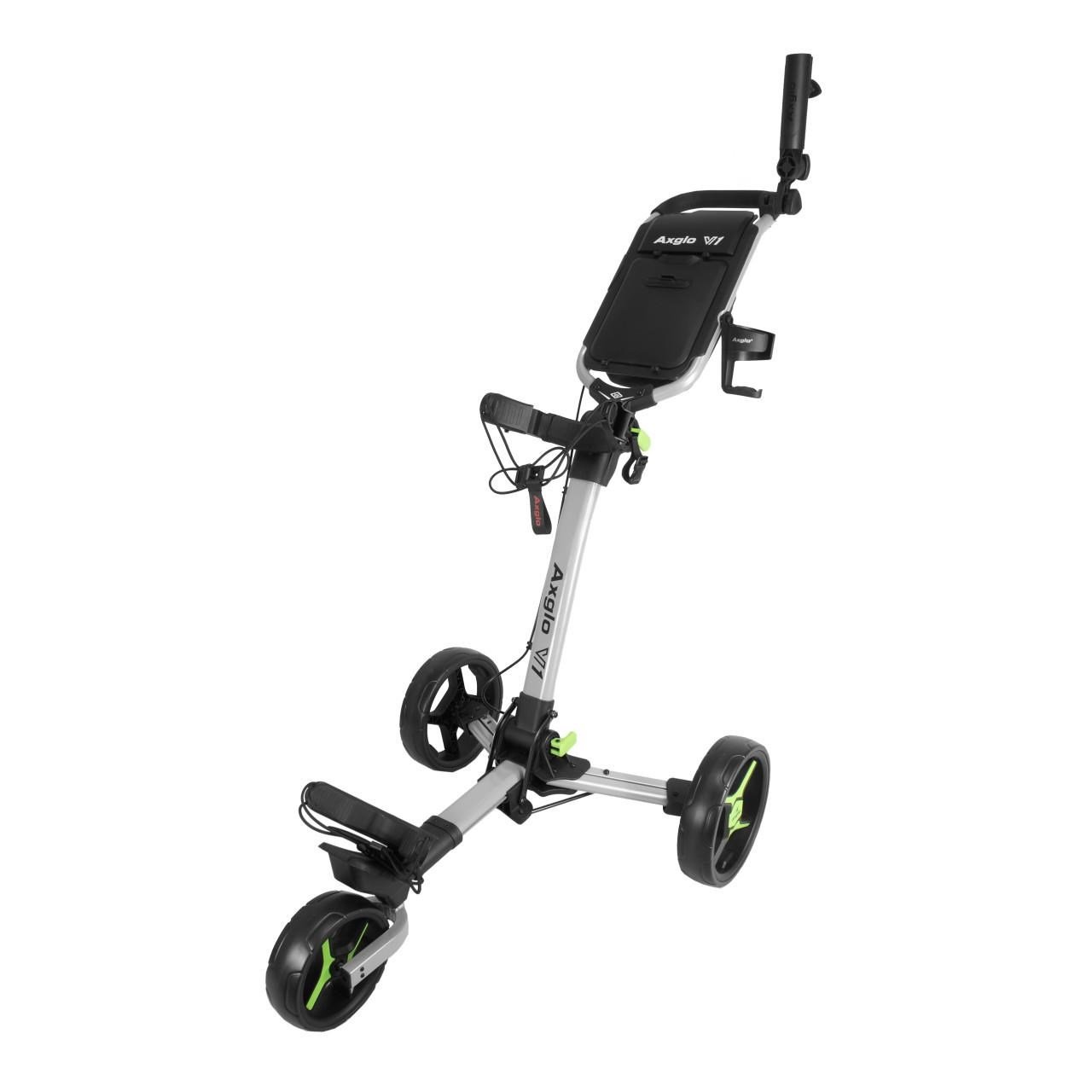 Axglo V1 manual trolley, silver/green