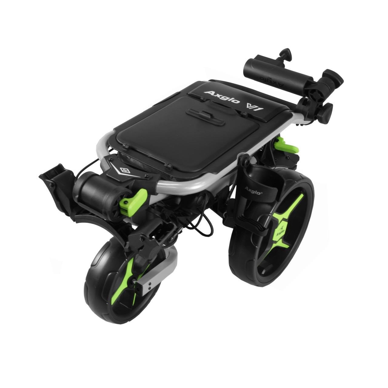 Axglo V1 manual trolley, silver/green