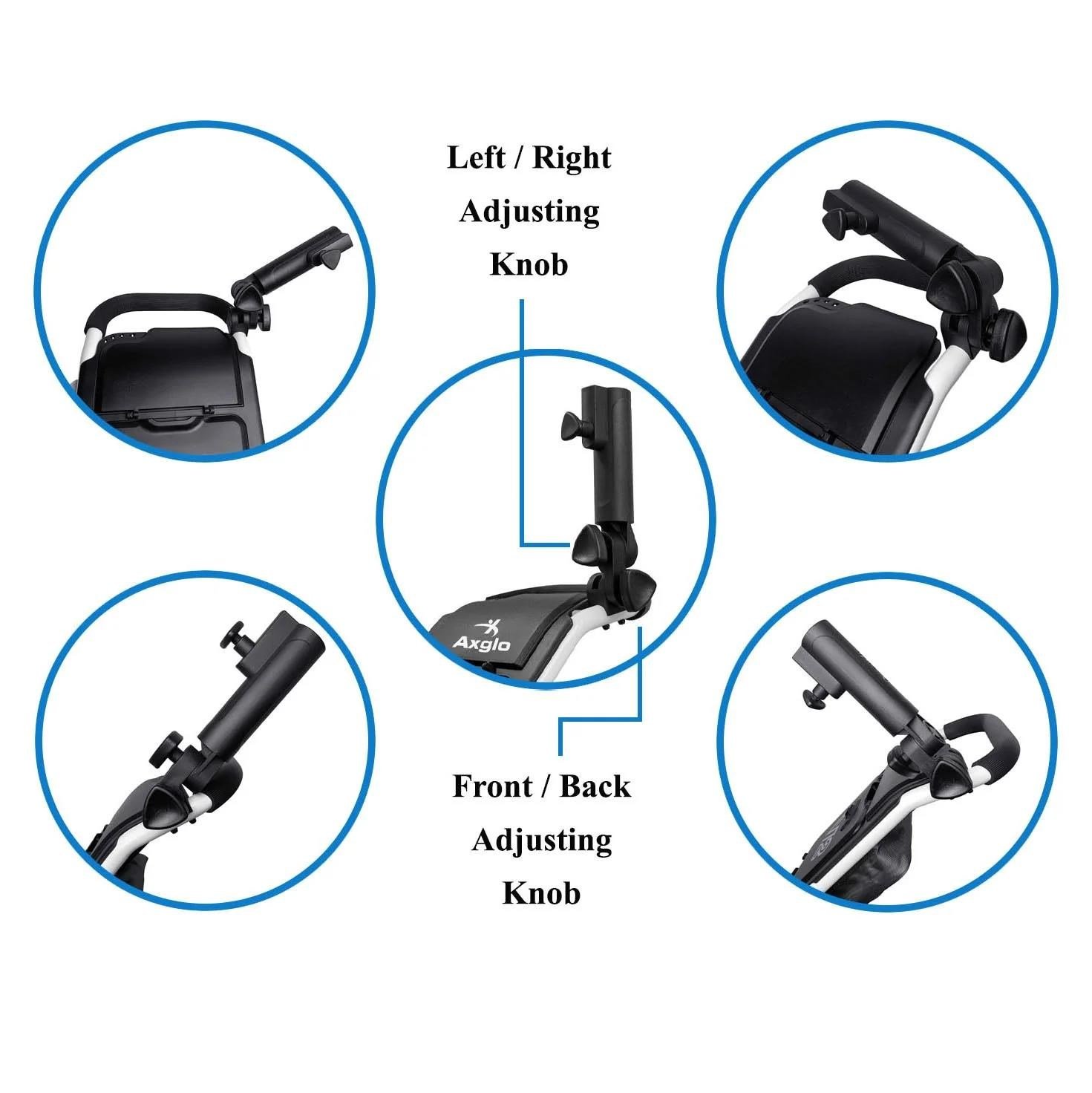 Axglo Adjustable Umbrella Holder, black