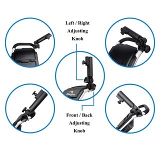 Axglo Adjustable Umbrella Holder, black
