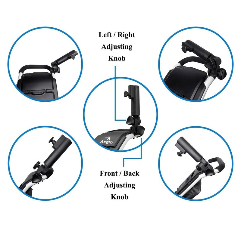 Axglo Adjustable Umbrella Holder, black