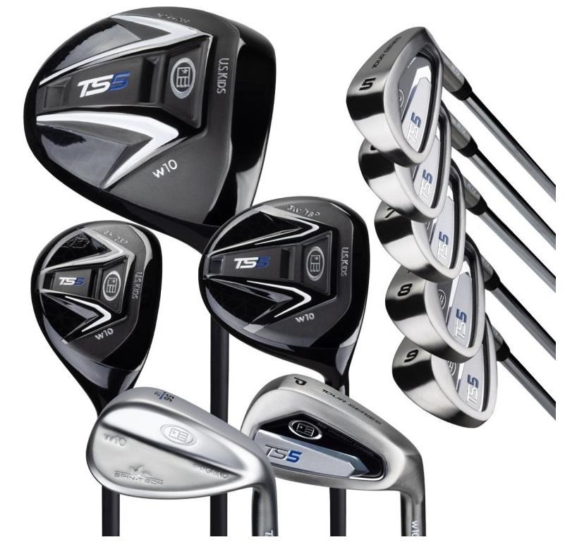 U.S. Kids Golf TS5-57 (145cm) 10-Club Combo junior golf set, steel