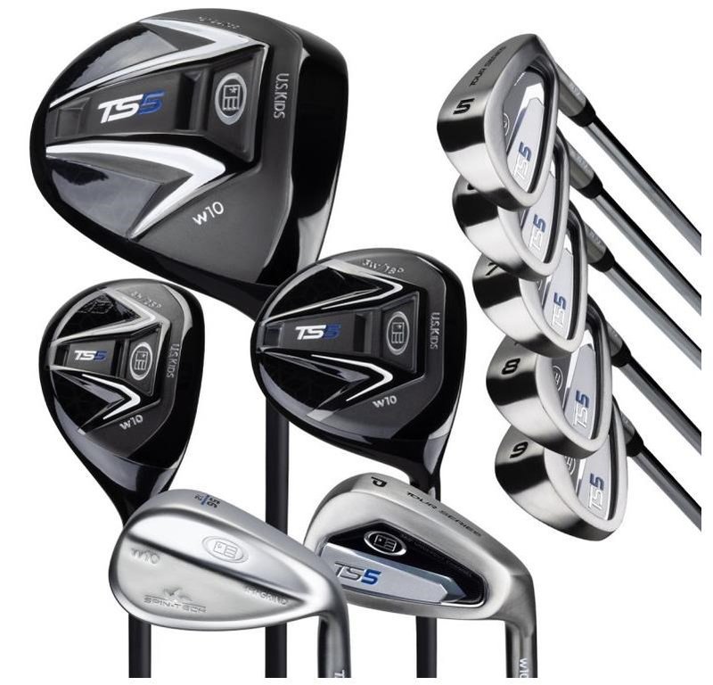 U.S. Kids Golf TS5-57 (145cm) 10-Club Combo junior golf set, steel