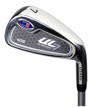 U.S. Kids Golf UL7-45 (114cm) 4-Club junior golf set, graphite, + stand bag, black/blue