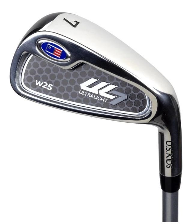 U.S. Kids Golf UL7-45 (114cm) 4-Club junior golf set, graphite, + stand bag, black/blue