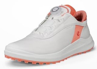 Ecco Core BOA women's golf shoes, white/burnt coral
