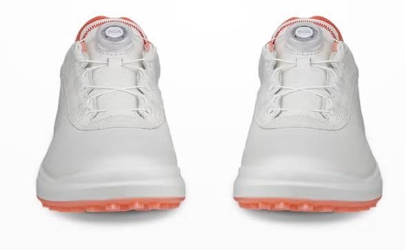 Ecco Core BOA women's golf shoes, white/burnt coral