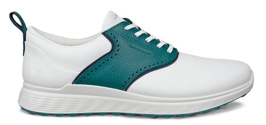 Ecco S-Casual mens golf shoes, white/baygreen
