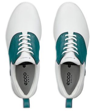 Ecco S-Casual mens golf shoes, white/baygreen