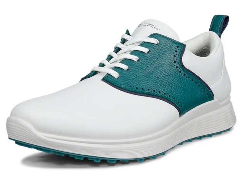 Ecco S-Casual mens golf shoes, white/baygreen