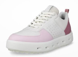 Ecco Street 720 ladies golf shoes, white/blush/blossom rose
